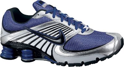 Nike Men's Shox Turbo +8 Blue/Black Running Shoes