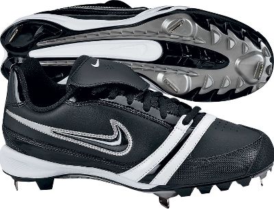 black nike metal softball cleats