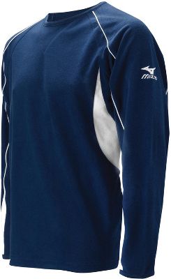 Mizuno Men's Prestige Navy Micro Fleece Pullover