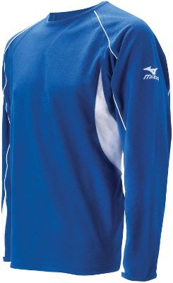 Mizuno Men's Prestige Royal Micro Fleece Pullover