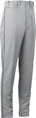 Mizuno Adult Premier Piped Gry/Blk Baseball Pant