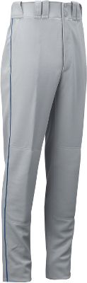 Mizuno Adult Premier Piped Gry/Nvy Baseball Pant