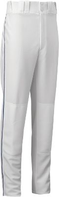 Mizuno Adult Premier Piped Wht/Nvy Baseball Pant