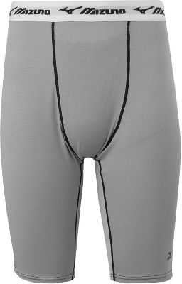 Mizuno Adult Premier Padded Gry/Blk Sliding Short
