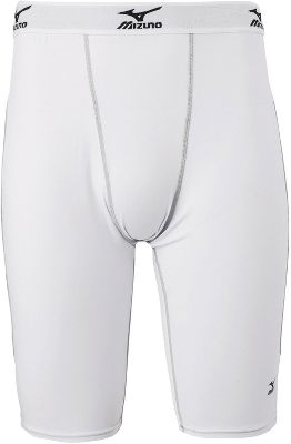Mizuno Adult Premier Padded Wht/Gry Sliding Short