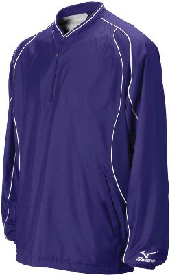 Mizuno Prestige Long Sleeve Purple Batting Jacket