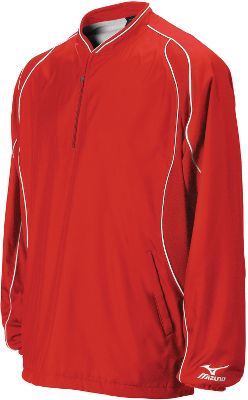Mizuno Prestige Long Sleeve Red Batting Jacket