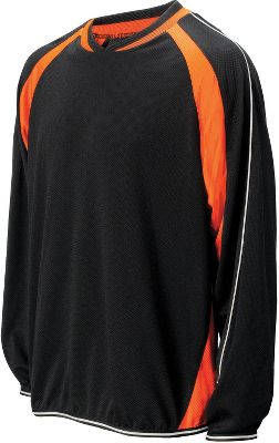 Mizuno 2-Color Mesh Black/Orange Batting Jacket