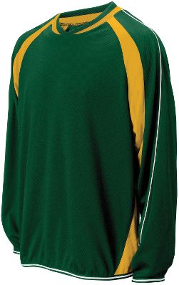 Mizuno 2-Color Mesh Forest/Gold Batting Jacket
