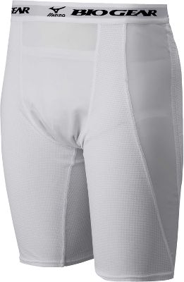 Mizuno Mens BioGear Sliding Shorts Mens Softball Sliding Shorts