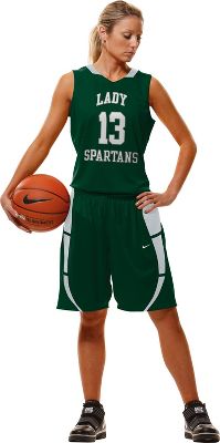 Nike Womens Custom Spartacus Basketball Game Jersey