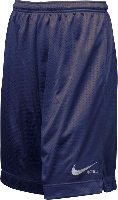 Nike Men's Navy Mesh Football Shorts