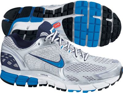 Nike Men's Zoom Vomero+4 Wht/Blu Running Shoe