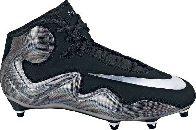 Nike Zoom Flyposite Mid Detach Blk/Chrm Football Cleat