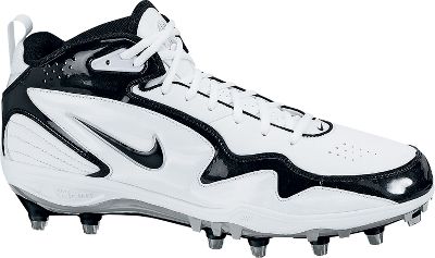 Nike Zoom Merciless Mid Molded Wht/Blk Football Cleat