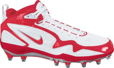 Nike Zoom Merciless Mid Molded Wht/Red Football Cleat