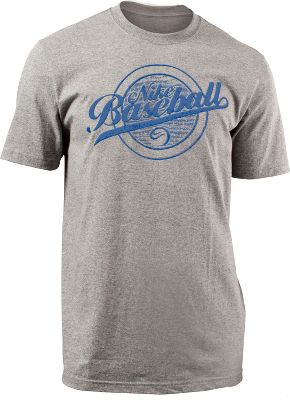 Nike Men's Classic Grey Baseball T-Shirt