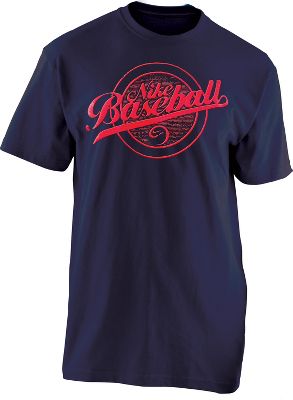 Nike Men's Classic Navy Baseball T-Shirt