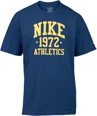 Nike Men's Good 72 Athletics Navy Blue T-Shirt