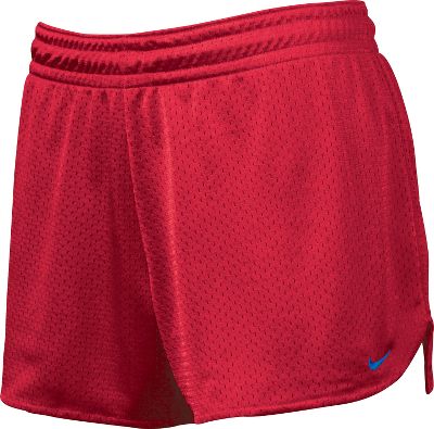 Nike Women's Red Hero Mesh Shorts