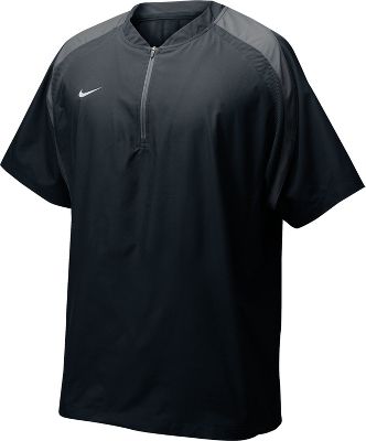 Nike Men's Short Sleeve Blk/Gry Wheelhouse Jacket