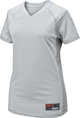 Nike Women's Silver/Wht Prospect Softball Jersey