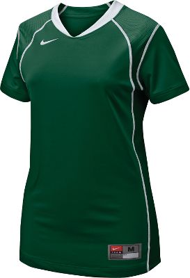 Nike Women's Dk Grn/Wht Prospect Softball Jersey