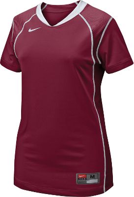 Nike Women's Cardinal/Wht Prospect Softball Jersey