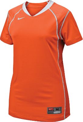 Nike Women's Orange/Wht Prospect Softball Jersey
