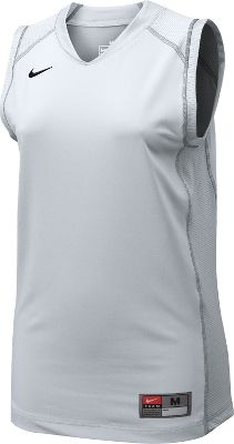 Nike Women's White/Wht Sleeveless Prospect Jersey
