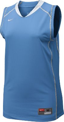 Nike Women's Lt Blue/Wht Sleeveless Prospect Jersey