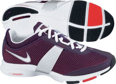 Nike Women's Purple Essential Zoom Trainer Shoes