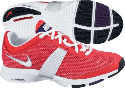 Nike Women's Red Essential Zoom Trainer Shoes