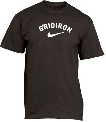 Nike Men's Gridiron Black Football T-Shirt