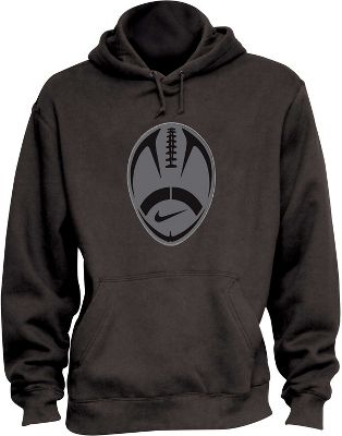 Nike Men's Football Core Ball Logo Black Hoodie