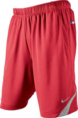 Nike Men's Elite II Red Baseball Shorts