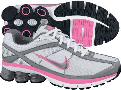 Nike Women's Shox Turmoil+ 2 Gry/Pink Running Shoe