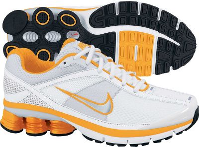 Nike Women's Shox Turmoil+ 2 Wht/Sun Running Shoe