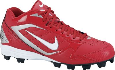 Nike Men's Keystone Mid Molded Red Cleats