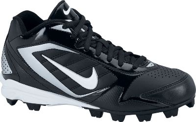 Nike Youth Keystone Mid Molded Black Cleats
