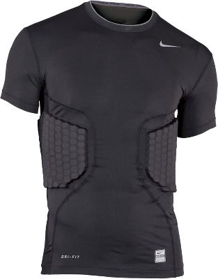 Nike Men's Pro Combat Attack Black Short Sleeve Shirt