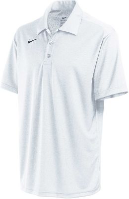 Nike Adult All Day White/White Dri-FIT Polo