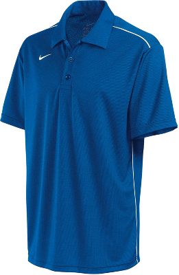 Nike Adult All Day Royal/White Dri-FIT Polo
