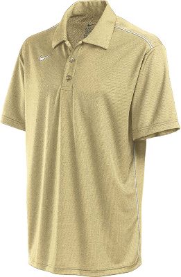 Nike Adult All Day Vegas Gold/White Dri-FIT Polo