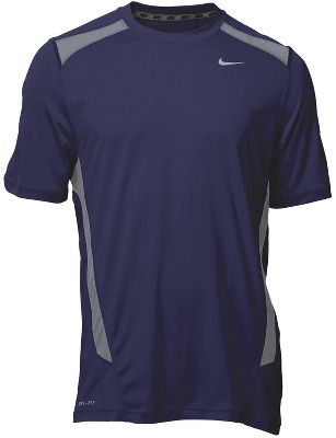 Nike Men`s Speed Fury Obsidian/Grey Performance Shirt