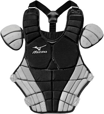 Baseball Mizuno Samurai Intermediate Chest Protector Black Gray