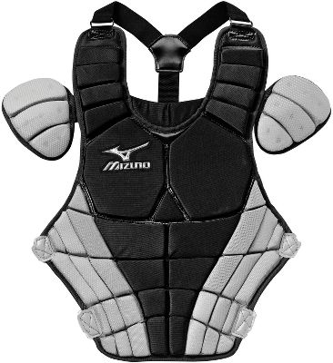 Baseball - Mizuno Samurai Youth Chest Protector - Royal Blue / Gray - Youth Catcher's Gear