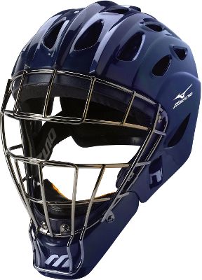 Baseball Mizuno Samurai G2 Youth Catchers Helmet Navy Blue