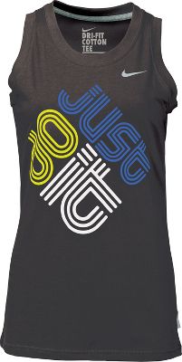 Nike's Women's Just Do It Black Tank