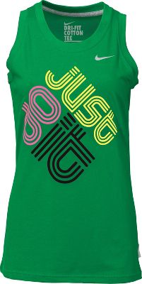 Nike Women`s Just Do It Green Tank